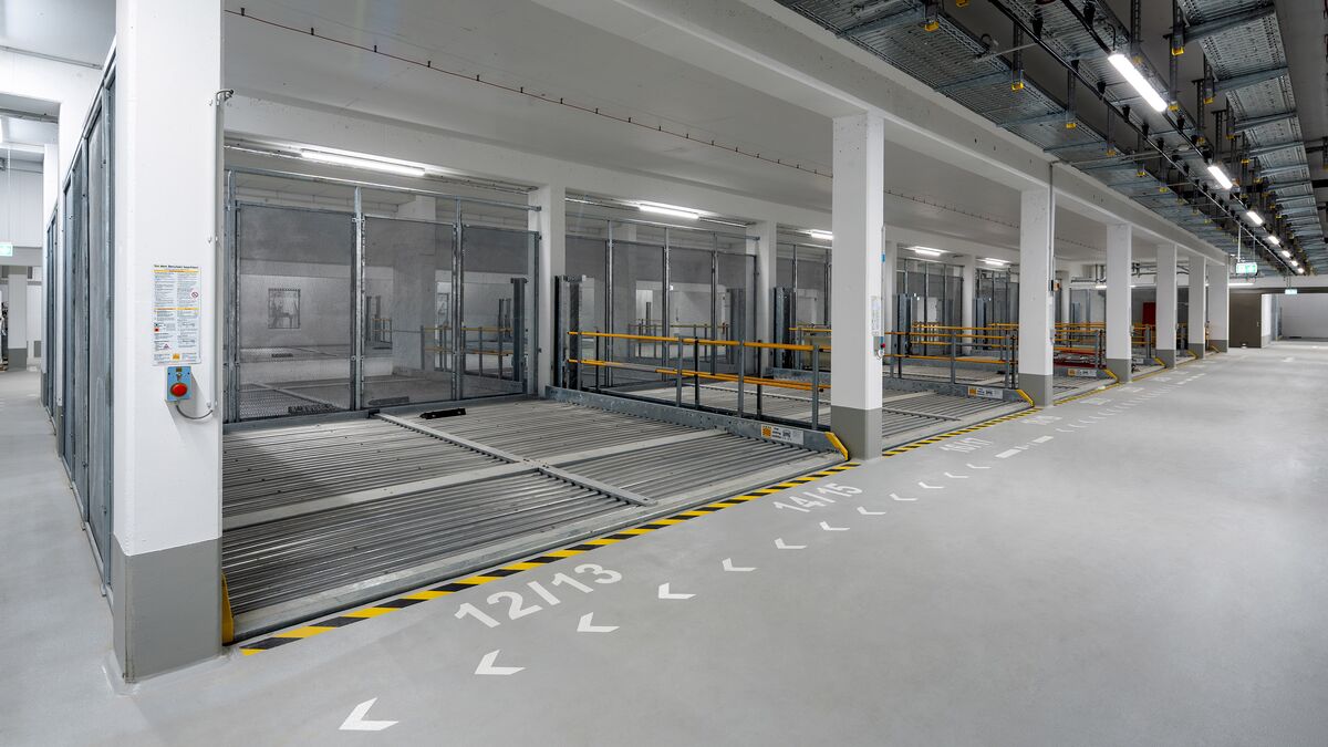 Resumen de los WÖHR Parklifts en el aparcamiento subterráneo