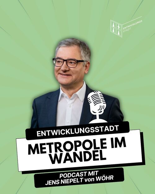 Cover mit einem Portrait und dem Titel des Podcasts