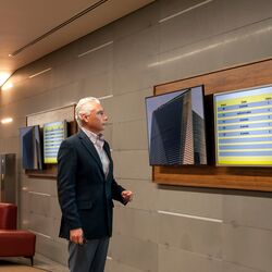 Système de stationnement vu de l’intérieur