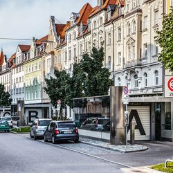 Übersicht über die Donnersberger Straße