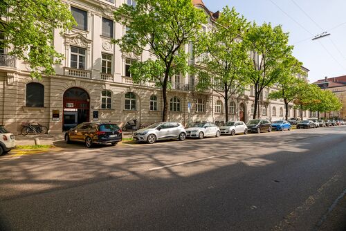 Exterior view of the listed building on Franz-Joseph-Straße