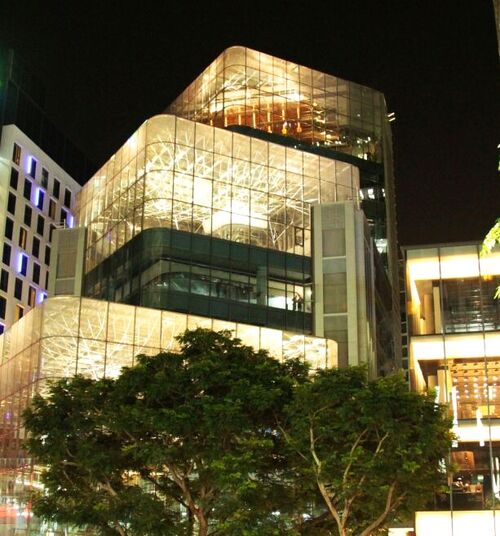 Vue extérieure du bâtiment situé sur Orchard Road à Singapour