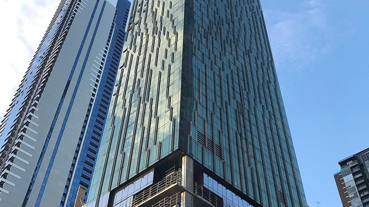 Außenansicht des Gebäudes Skytower Victoria One in Melbourne